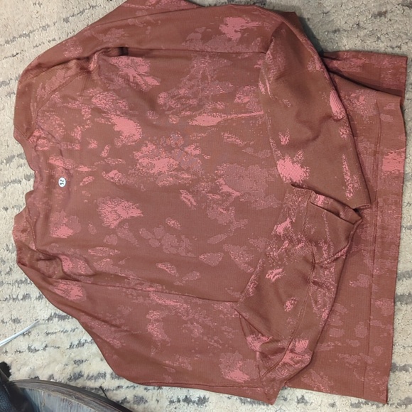 Lululemon Swiftly Tech Long Sleeve Shirt 2.0 *Race Length Shadow Bloom Roasted - Picture 6 of 8